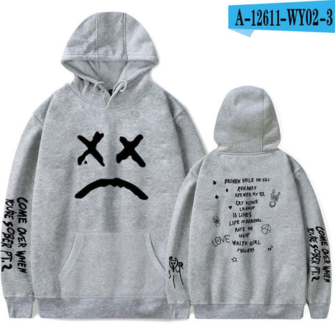 Lil Peep HEllBOY Hoodies Men/Women Fashion Hooded Sweatshirts 2019 New Lil Peep Fans Harajuku Hip Hop Streetwear Clothes 4XL