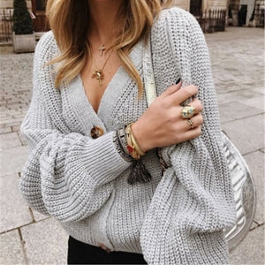 Buttons Up Sweater Cardigan Women Knitwear V Neck Women's Clothing Winter 2019 Cardigan Korean Style Sale