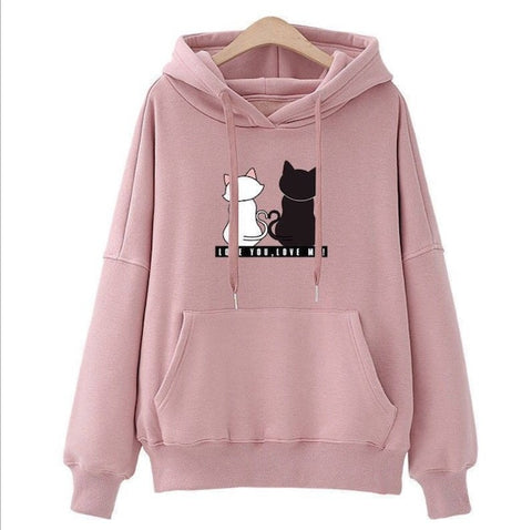 Fashion Harajuku Plus size Women's Sweatshirt Printed Fleece Hoodie New 2019 Autumn Winter Hoodies Women Sweatshirts felpe donna